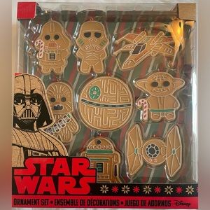 Starwars gingerbread ornaments